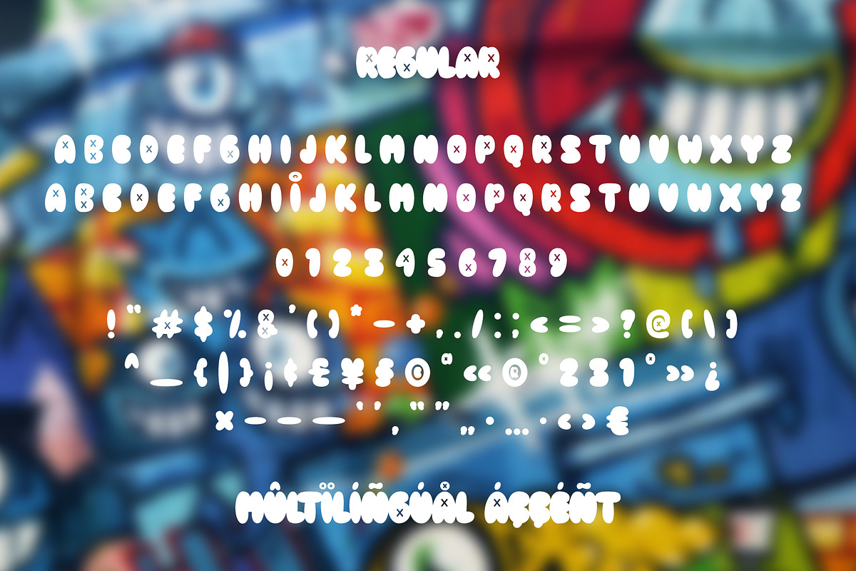 Fillings Urban - Graffiti Fonts, a Font by Prioritype Co (Photo 4 of 6)