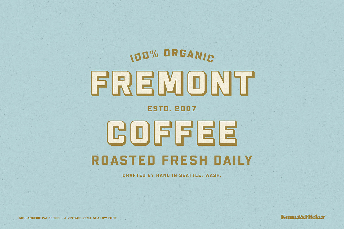 Boulangerie Patisserie, a Sans Serif Font by Komet & Flicker (Photo 4 of 13)