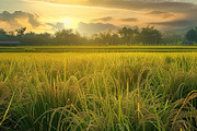 Golden Rice Field at Sunset, a Photo by LOGOCREATIVE (Thumbnail 23 of 27)
