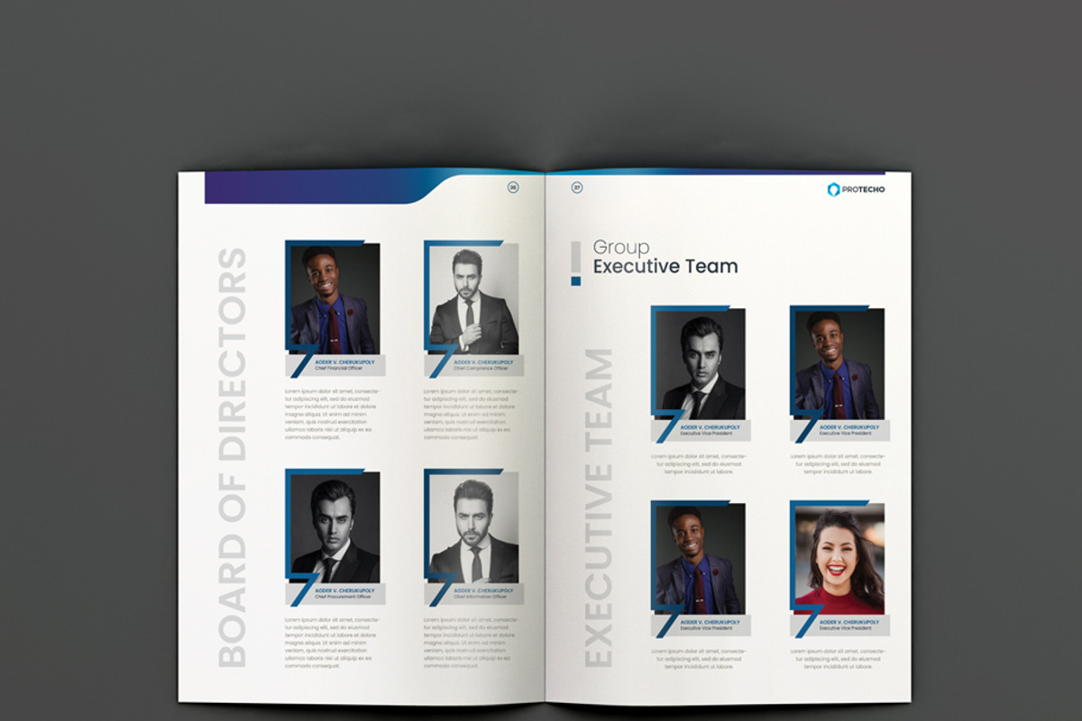 Annual Report, a Brochure Template by xnorpix (Photo 19 of 25)