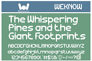 Big Foot font, a Font by weknow (Thumbnail 2 of 8)
