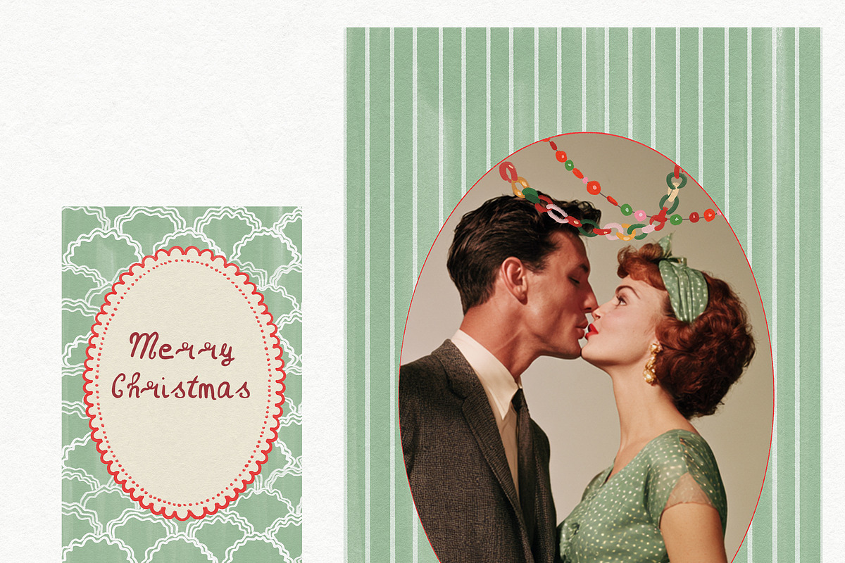 Vintage Christmas Illustrations, a Decorative Illustration by whiteheartdesign (Photo 14 of 22)