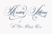 Classical Calligraphy, a Script Font by HKL Studio (Thumbnail 4 of 9)