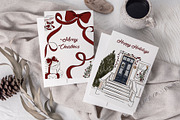 Midnight Town – Winter Line Art, a Seasonal Illustration by Mio Buono (Thumbnail 14 of 18)
