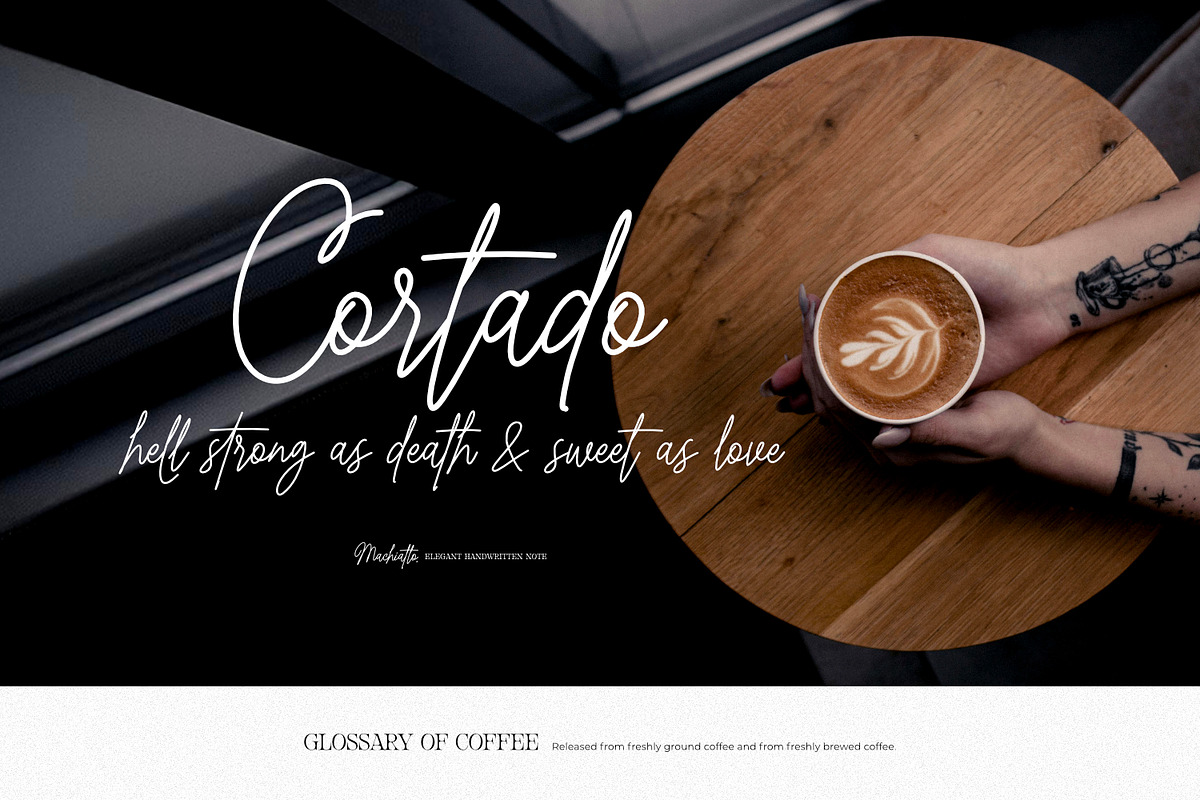 Machiatto - Elegant Handwritten Note, a Script Font by ikiiko (Photo 4 of 8)