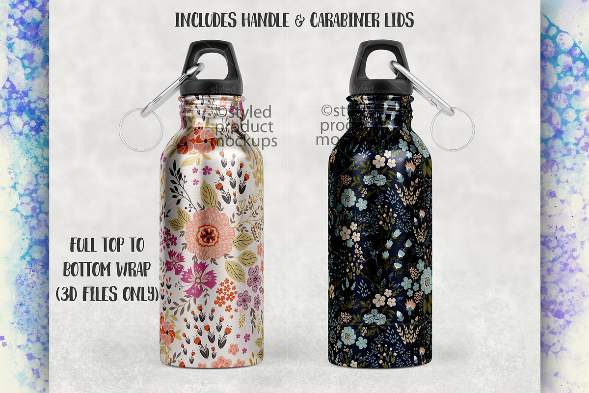 Sublimation 600ml bottle mockup, a Product Mockup by StyledProductMockups (Photo 4 of 6)