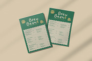 Brew Bean & Signature Drinks Menu, a Poster Template by Izdihaar_Studio (Thumbnail 3 of 3)