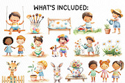 Summer Activities Kids Clipart, an Illustration by PassionPNGcreation (Thumbnail 2 of 9)