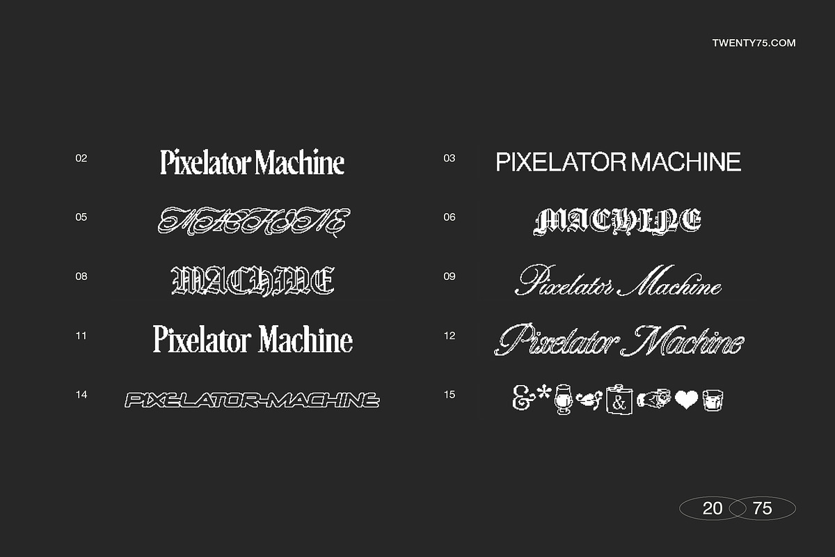 Typographic Pixelator Machine, a Graphic by Twenty75 (Photo 5 of 10)