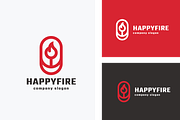 Happy Fire Logo, a Branding & Logo Template by Design_Planet (Thumbnail 3 of 3)