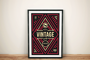 Vintage Party Poster, a Flyer Template by SNK's (Thumbnail 3 of 4)