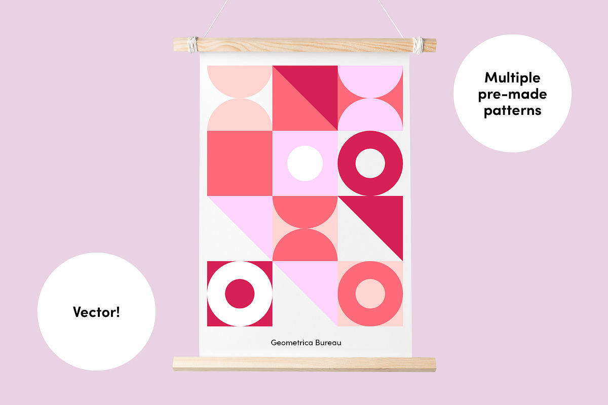 Abstract Forms, a Pattern Graphic by Geometrica Bureau (Photo 3 of 11)