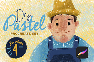 Dry Pastel Procreate Set