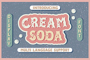 Cream Soda, a Serif Font by caocastudio (Thumbnail 1 of 3)