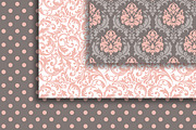18 elegant Versailles style papers, a Pattern Graphic by CLIPART GARDEN (Thumbnail 5 of 5)