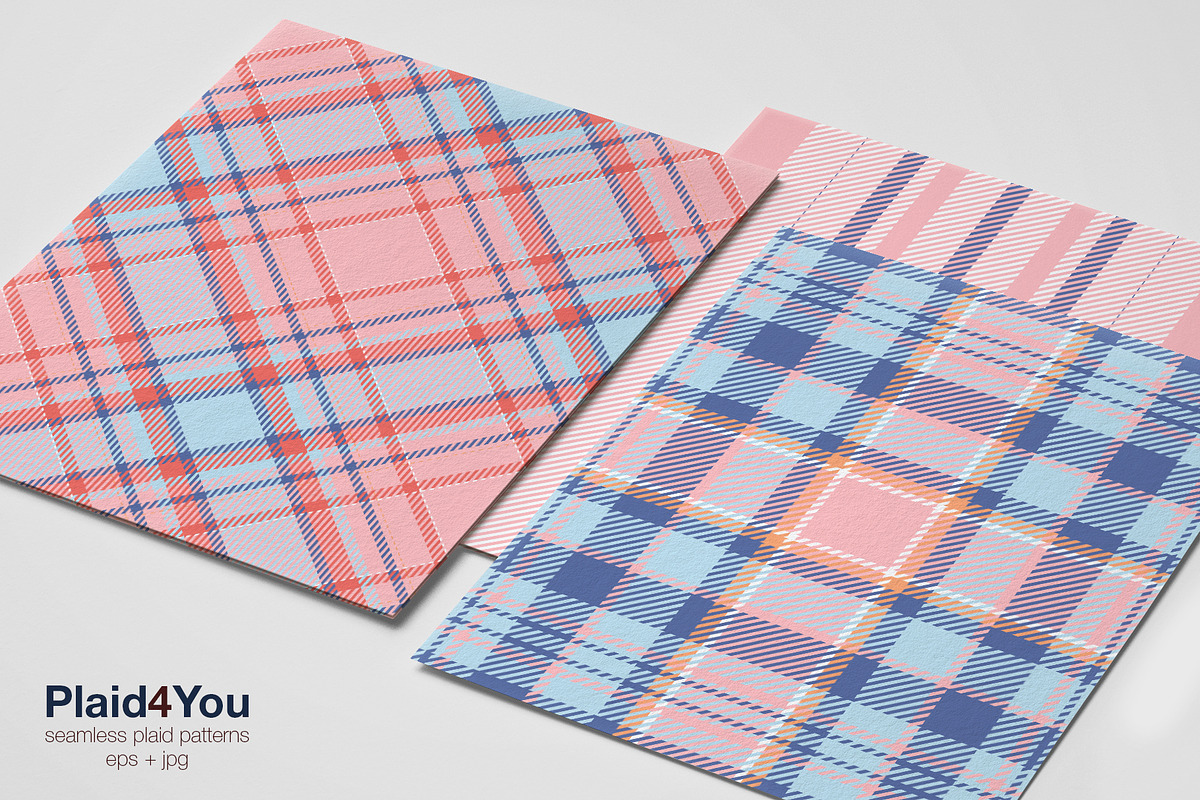 #74 Delicate Pattern Plaids, a Pattern Graphic by Plaid4You (Photo 3 of 9)