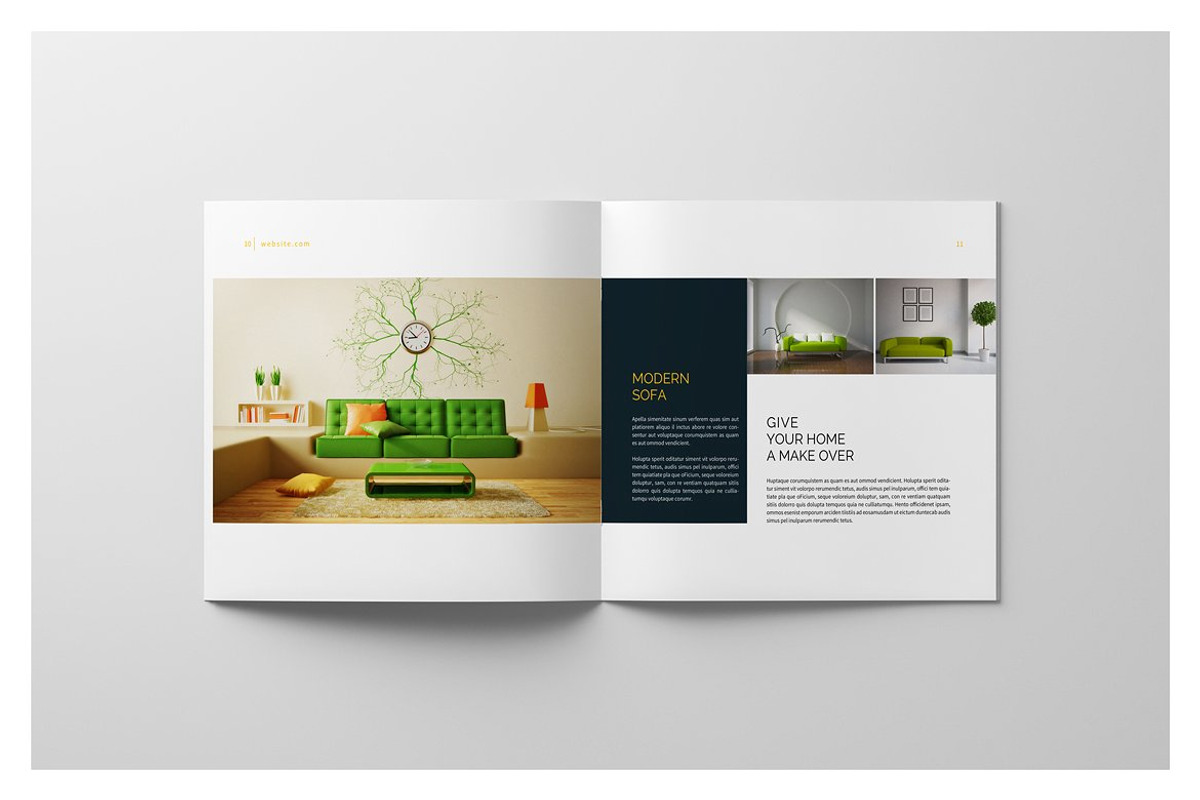 PSD - Square Interior Brochure, a Brochure Template by adekfotografia (Photo 7 of 11)