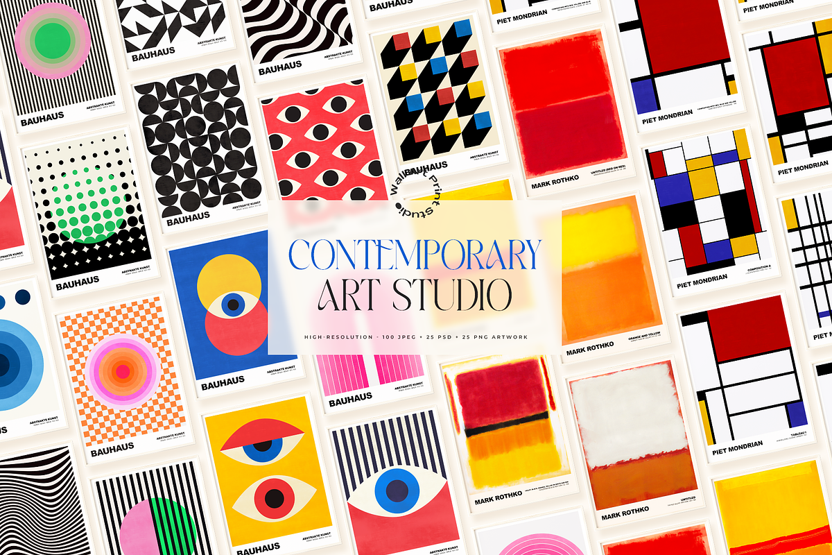 Contemporary Art 2, a Graphic by Wall Art Print Studio (Photo 1 of 19)