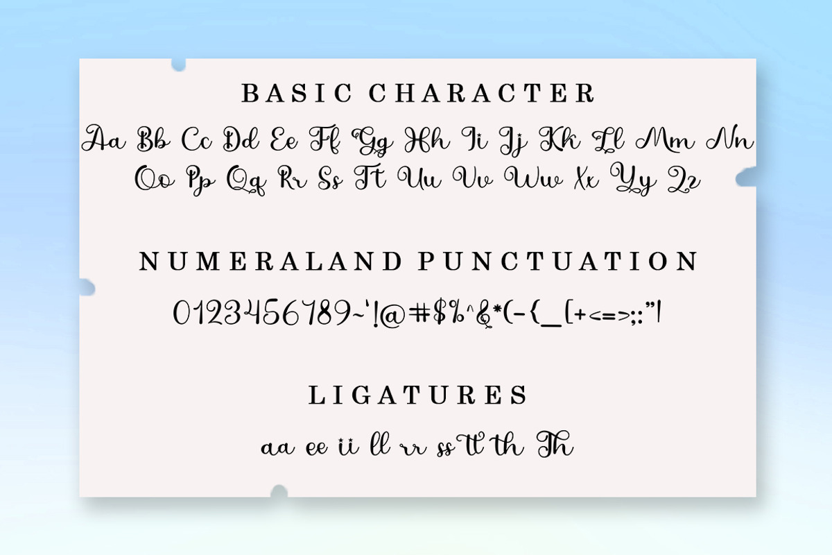 Love Julia Script, a Script Font by Bosstype Studio (Photo 6 of 8)