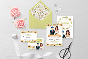 Bride and Groom Invitation Pack, an Invitation Template by Gulnara Sabirova (Thumbnail 4 of 9)