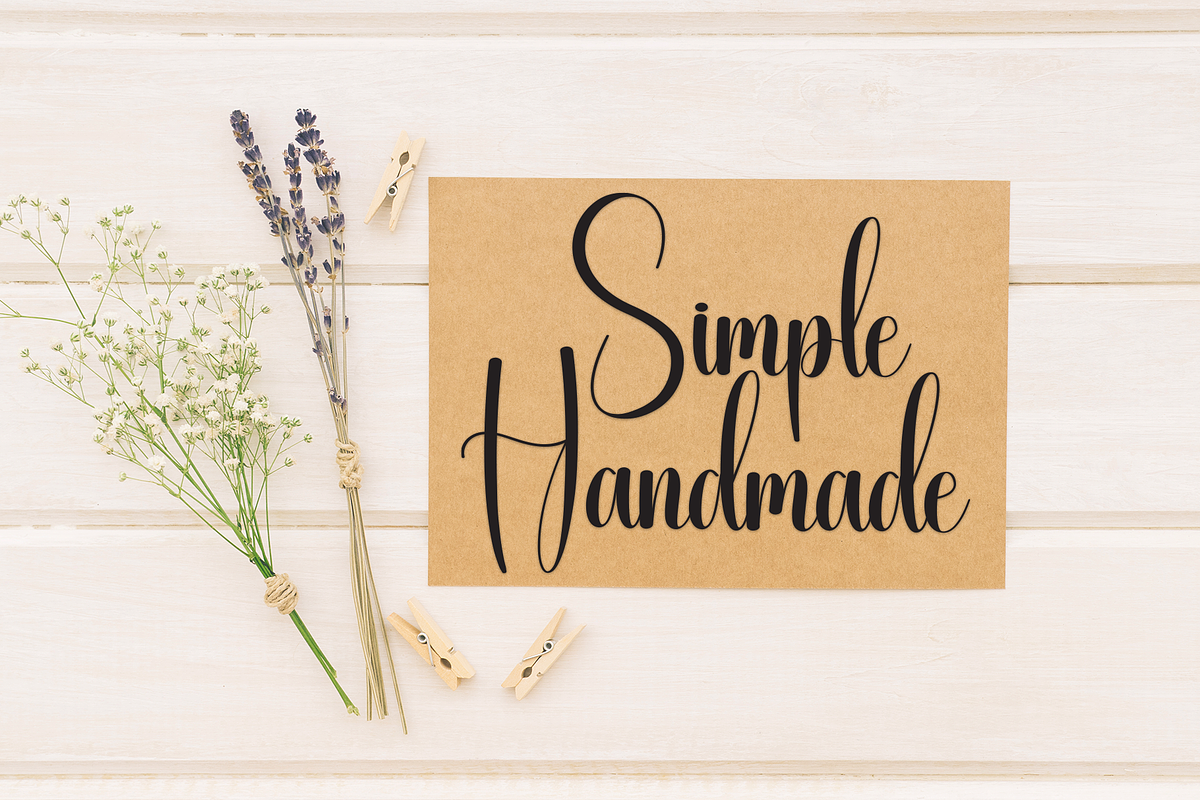 Watercolor | Script Font, a Handwritten Font by Scratchones (Photo 5 of 9)