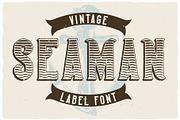 Seaman Label Font, a Symbol Font by VozzyStock (Thumbnail 6 of 11)