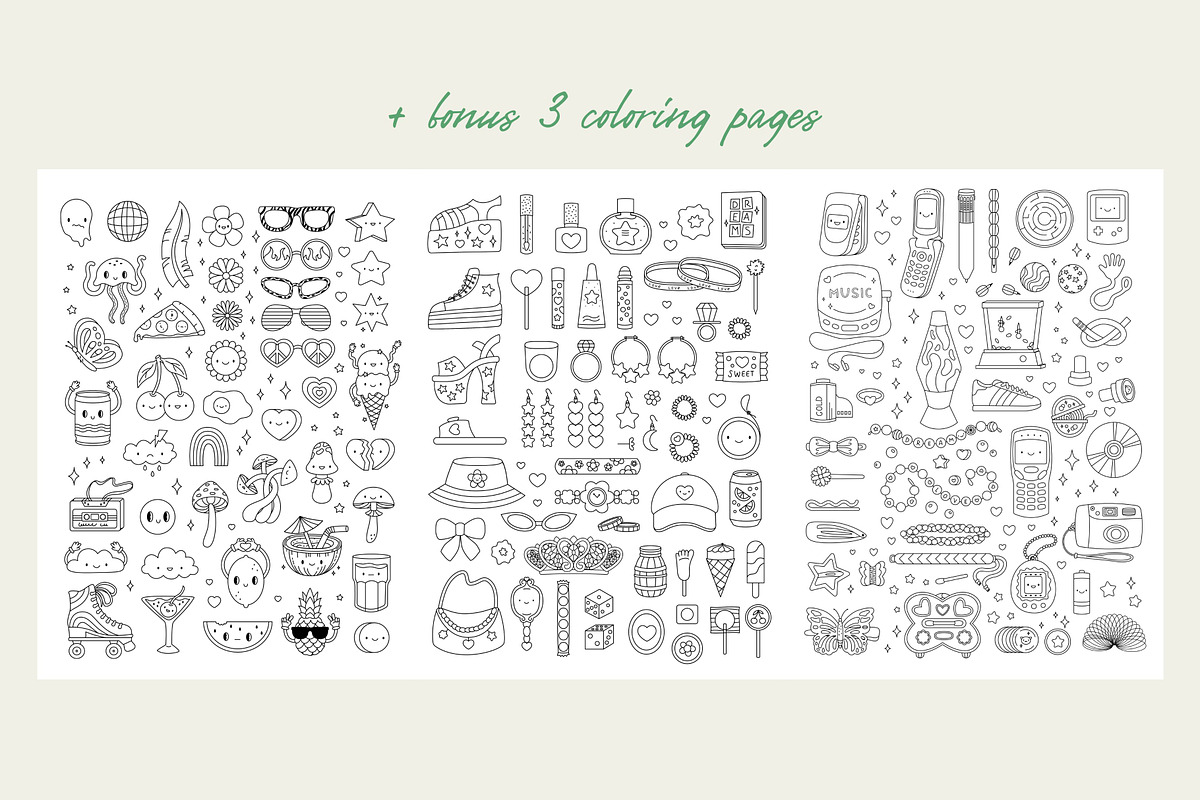 y2k 140+ items nostalgic collection, a Seasonal Illustration by Kristina Chistiakova (Photo 8 of 8)