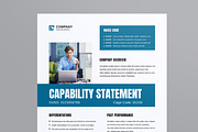 Capability Statement Layout Template, a Stationery Template by MightyDesign (Thumbnail 4 of 8)