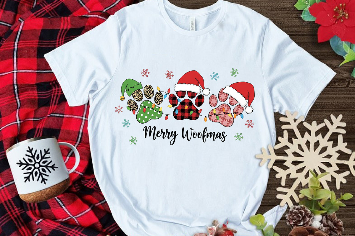 Dog Mama PNG, Dog Christmas PNG, an Illustration by Canvas Craft (Photo 5 of 6)
