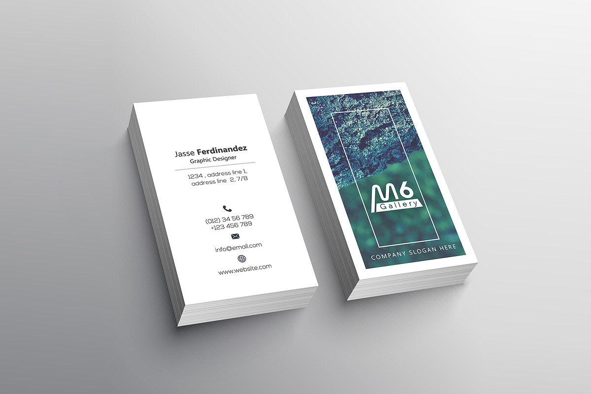 Unique 50 Business Card Bundle, a Business Card Template by M6 Gallery (Photo 31 of 151)