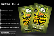 Halloween Kids Party Flyer, a Flyer Template by designblends@gmail.com (Thumbnail 2 of 3)