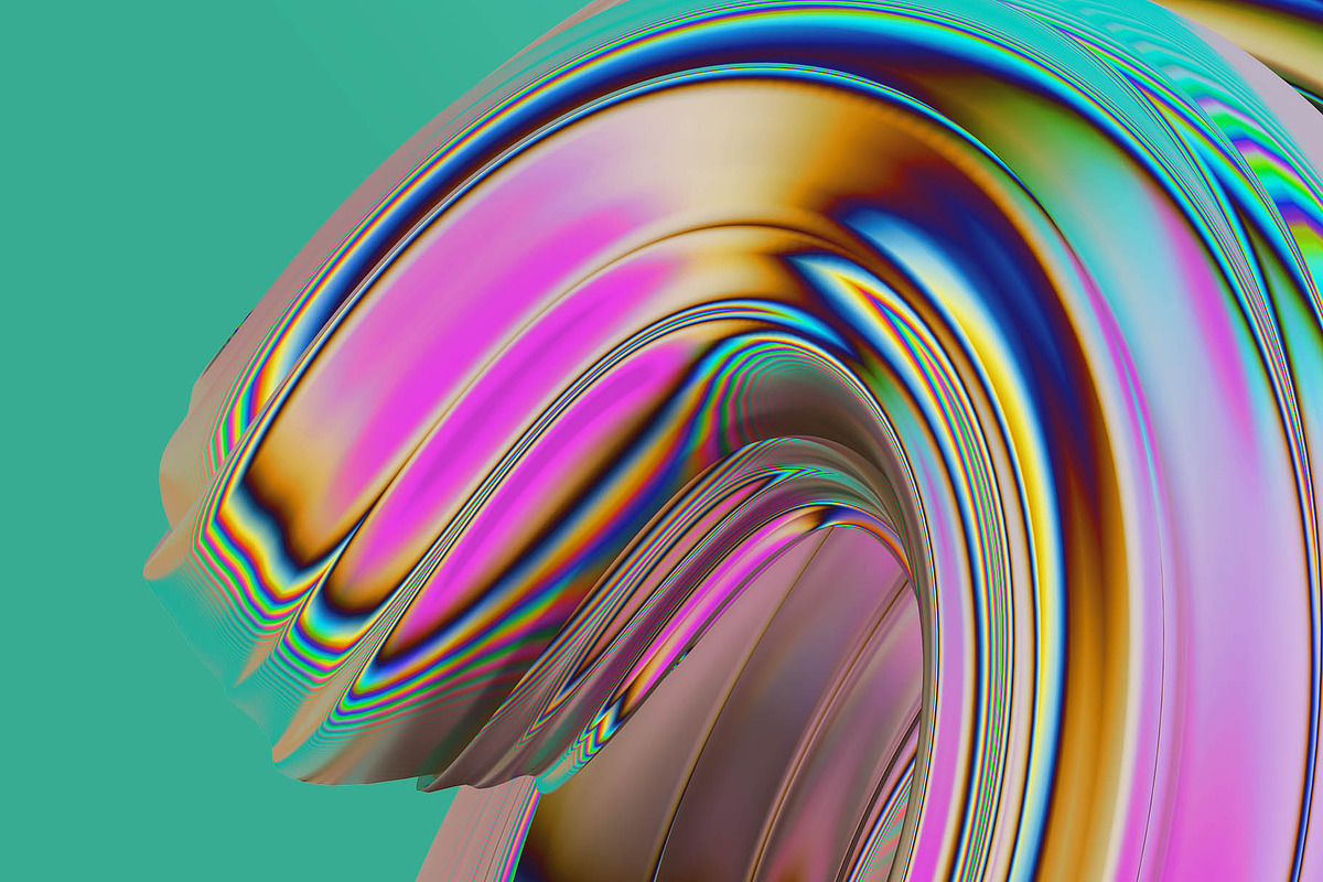 Infinity: 3D Chromatic Shapes, an Object Graphic by RuleByArt (Photo 7 of 24)