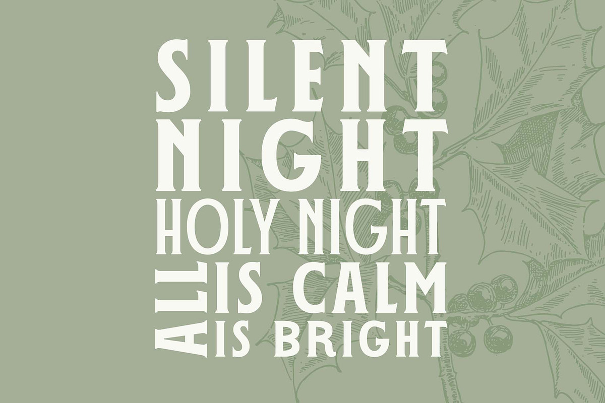 The Christmas Font Duo – Elegant & F, a Font by Headfonts (Photo 9 of 10)