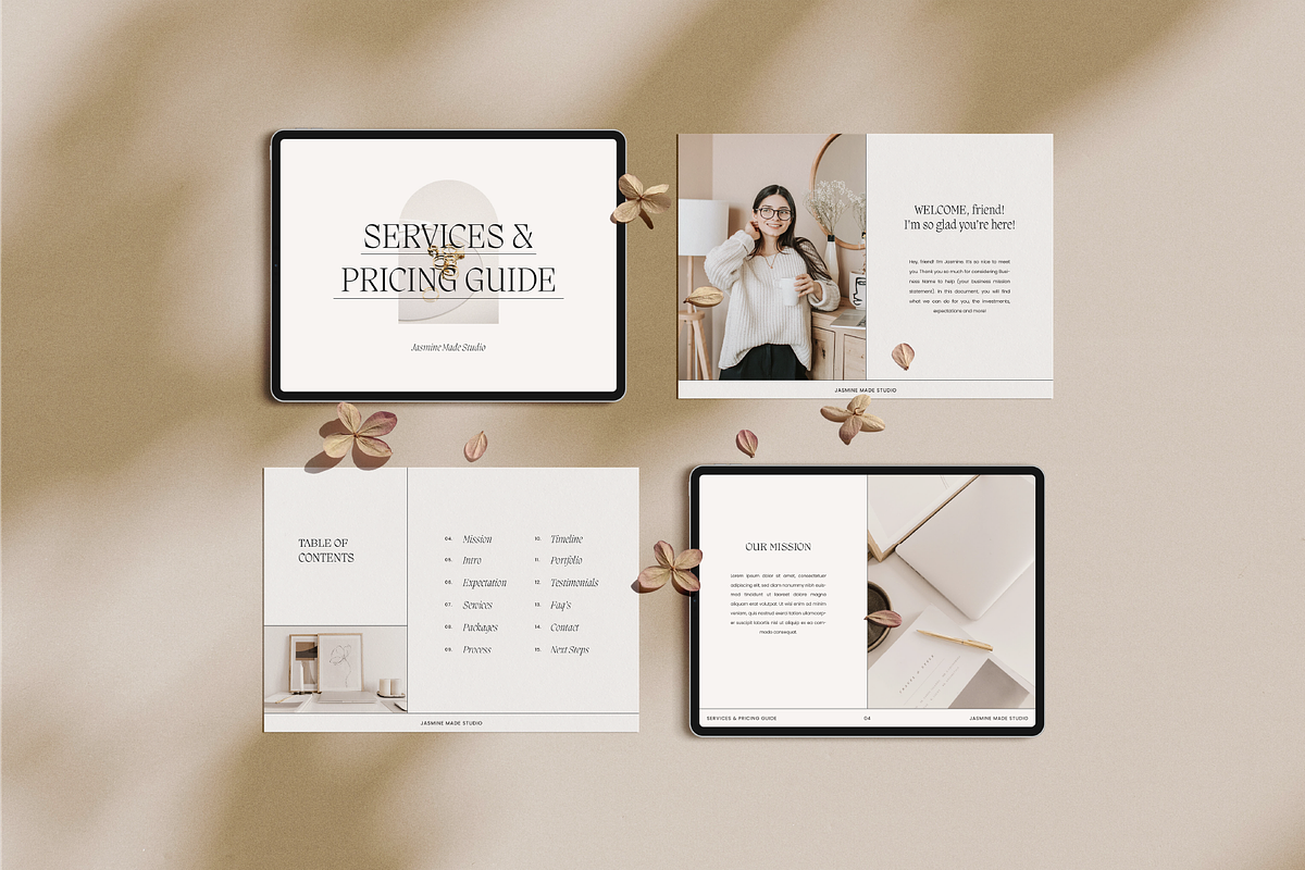 Services & Pricing Guide, a Presentation Template by Wild Theory (Photo 3 of 15)