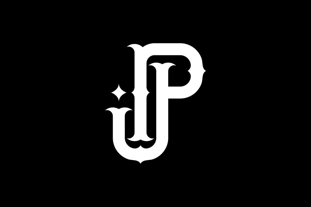 Monogram Letter JP PJ Logo, a Branding & Logo Template by Buqancreative (Photo 2 of 2)