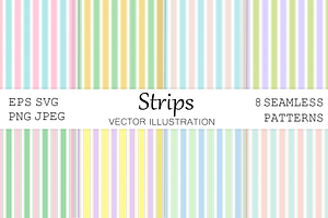 Strips Pattern. Strips Digital Paper