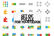 Puzzle set, a Background Graphic by Janoj's Store (Thumbnail 1 of 2)