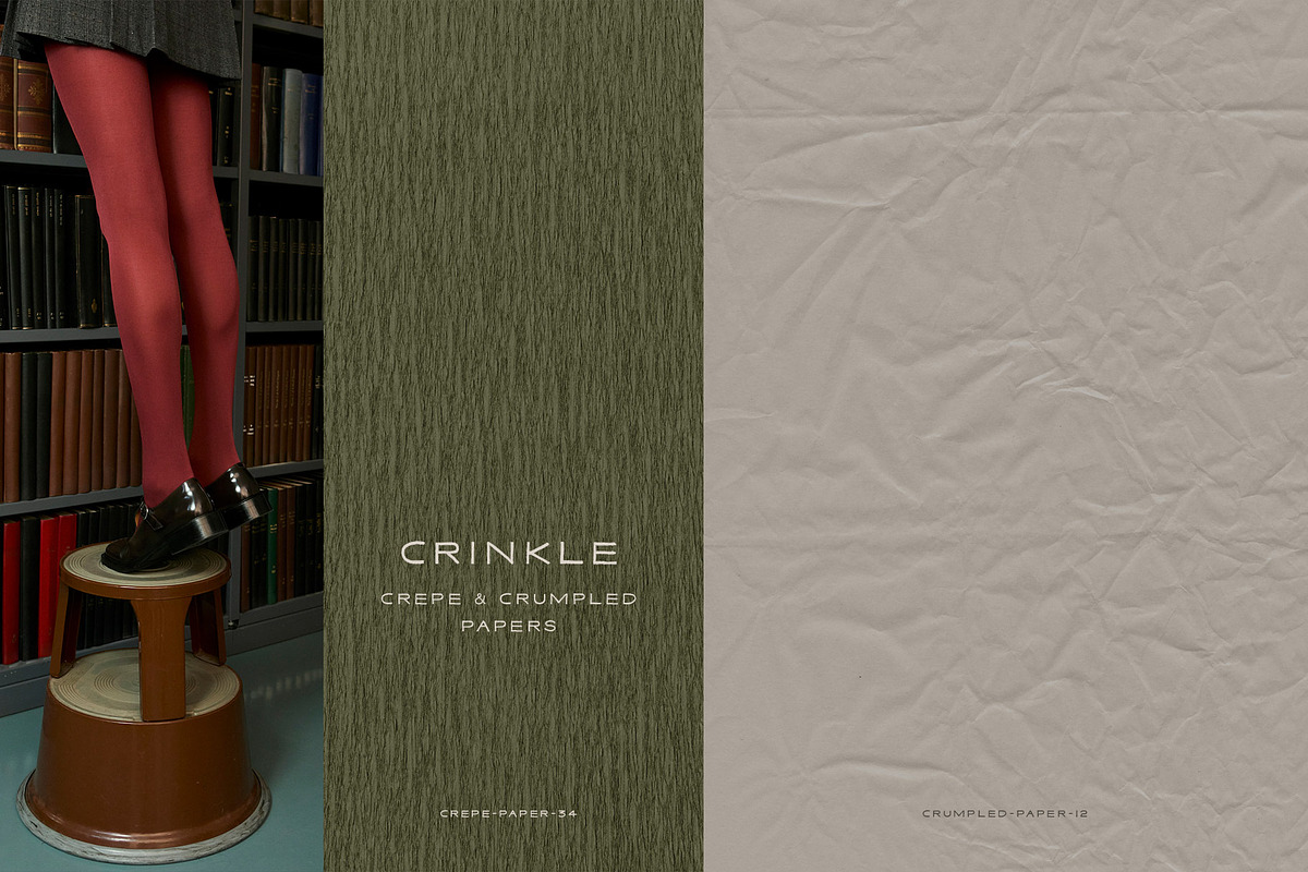 Crinkle - Crepe & Crumpled Papers, a Texture Graphic by alonahaidash (Photo 10 of 19)