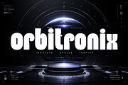 Orbitronix — Futuristic Display Font, a Slab Serif Font by Wow Magic (Thumbnail 4 of 5)