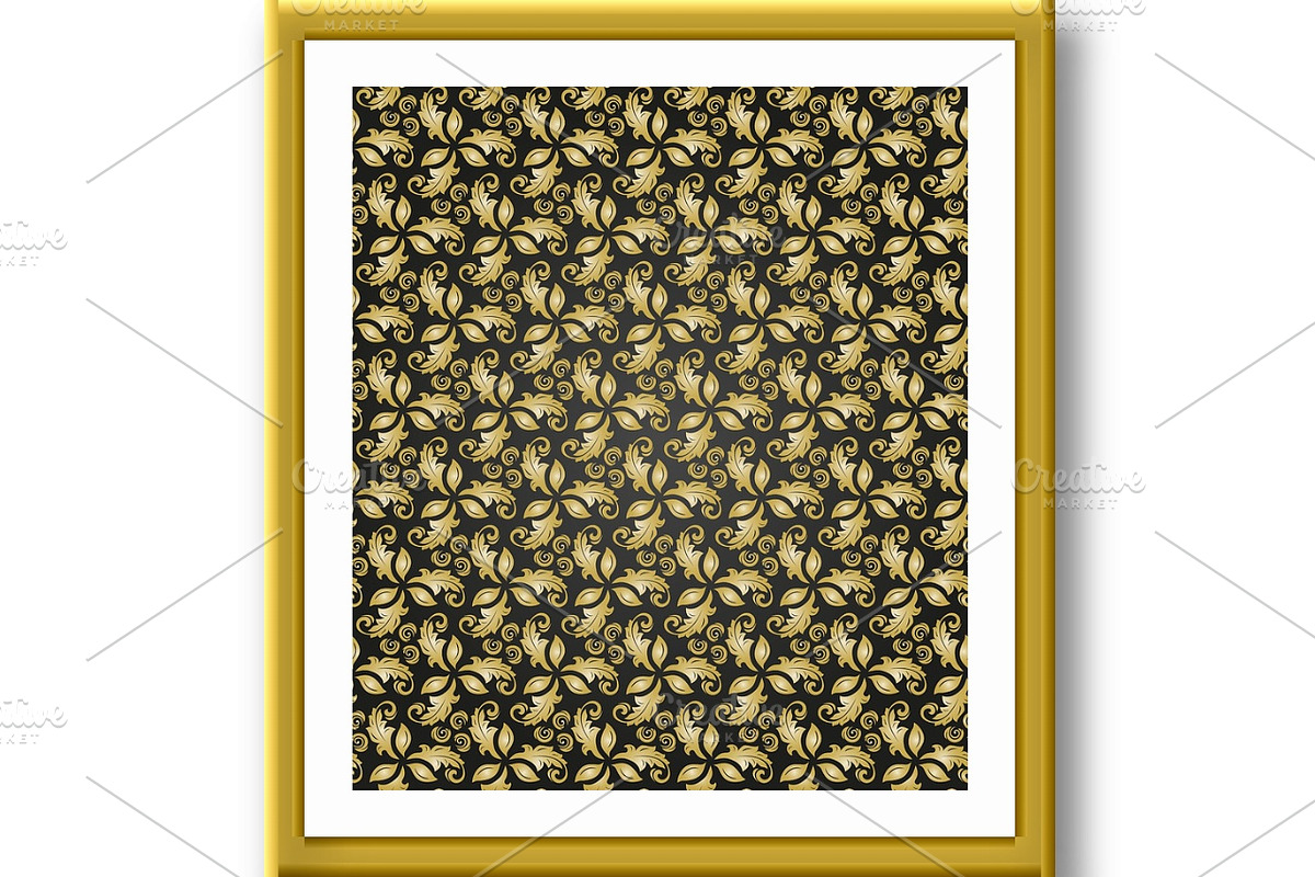Floral Fine Seamless Vector Pattern, a Pattern Graphic by FineArtStudio (Photo 2 of 3)