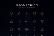 Geometrico Icons & Letters, an Outline Icon by P.F. Creative Lab (Thumbnail 4 of 4)