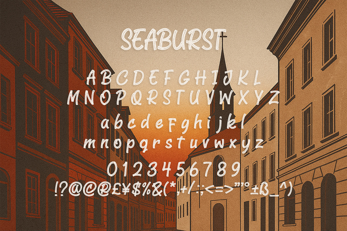 Seaburst – Brush Display Font, a Script Font by MEANDSTUDIO (Photo 7 of 7)