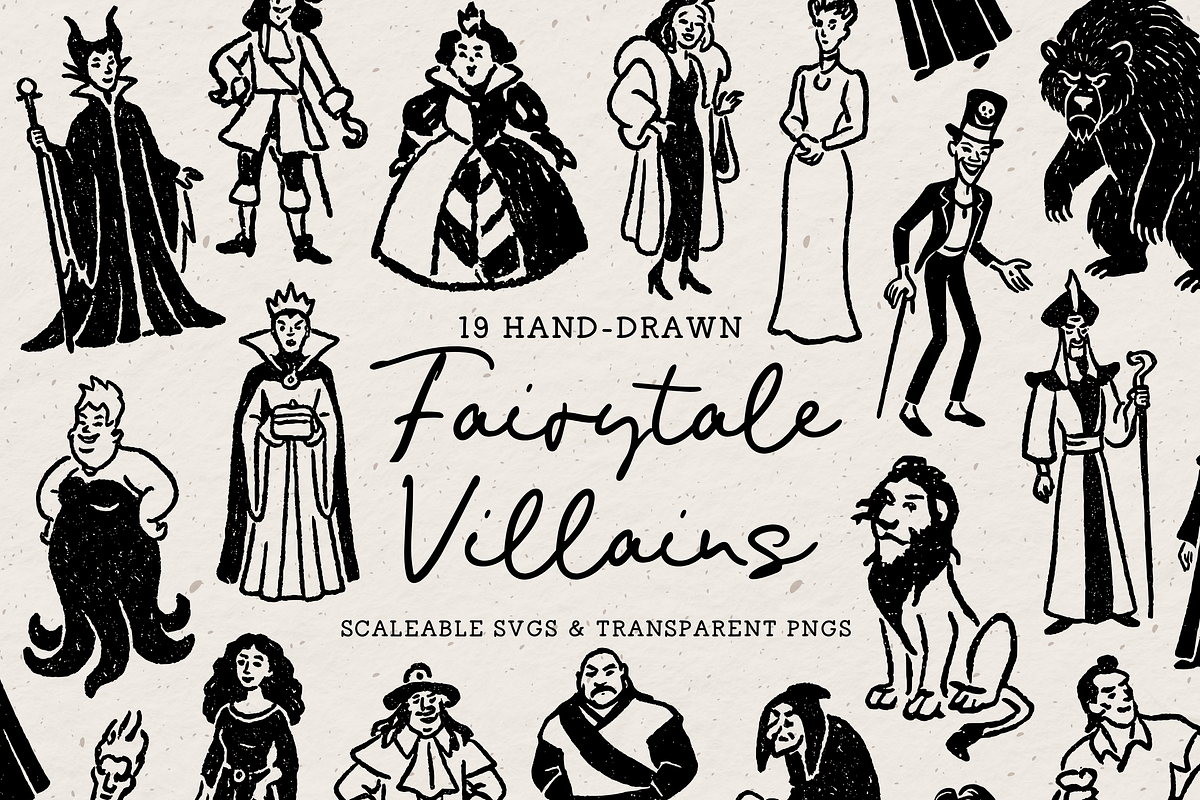 Fairytale Villains Clipart, Witch, a Person Illustration by The October Creative (Photo 1 of 7)