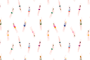 Swimmers in the pool pattern, a Pattern Graphic by bigmomentsdesign (Thumbnail 5 of 13)