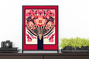 Art Deco Floral Bouquets Posters, a Decorative Illustration by Blynn Pippen (Thumbnail 9 of 10)