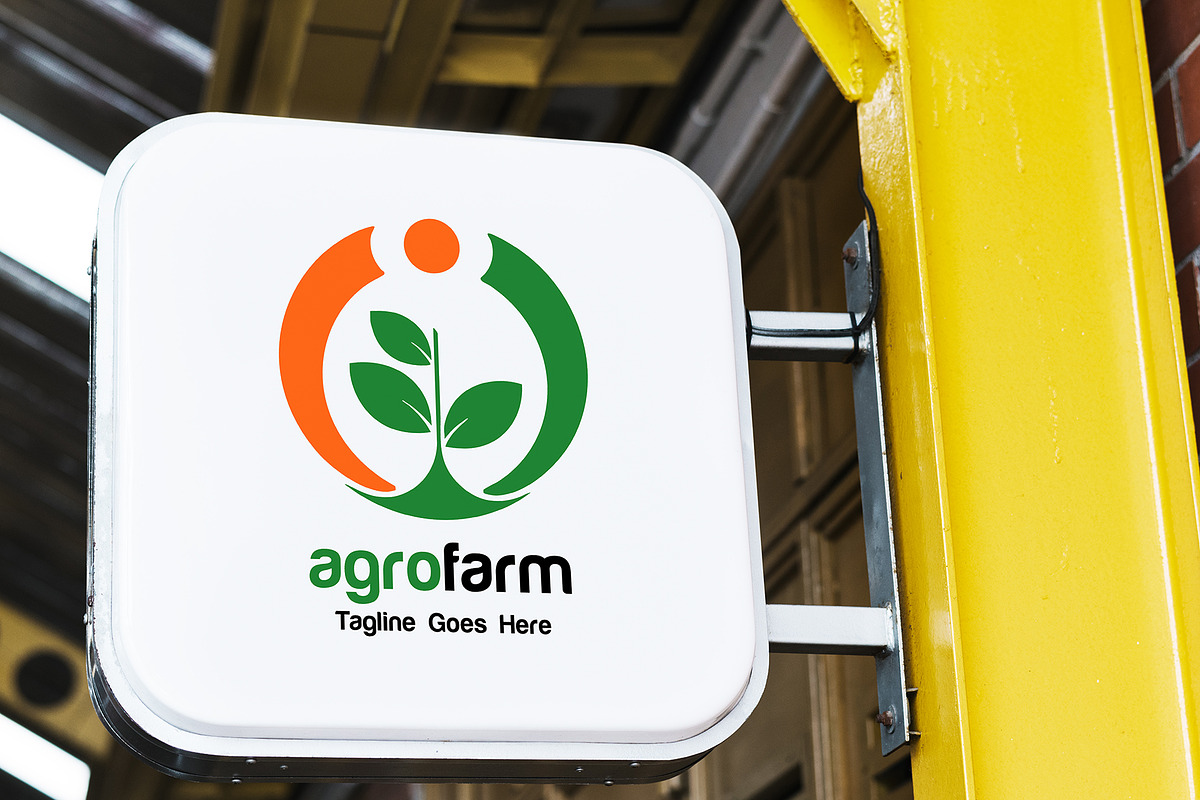 Organic Farm & Agriculture Logo, a Branding & Logo Template by YUDesignStore (Photo 5 of 8)