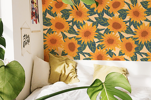 Autumn Sunflower Patterns