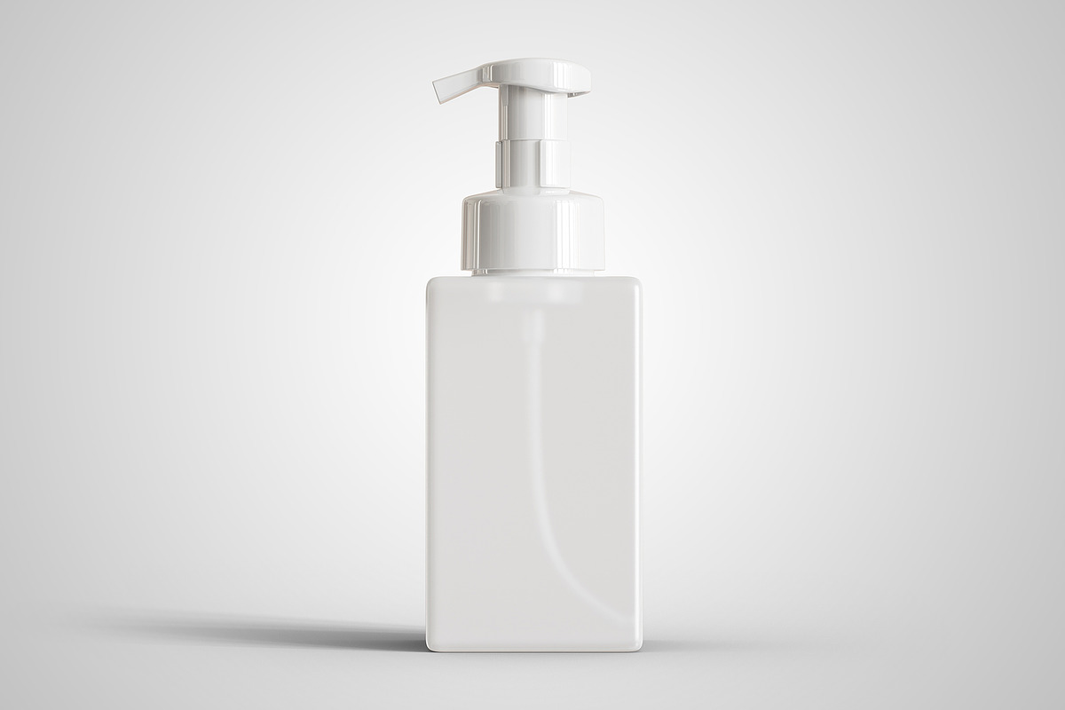 Soap Dispenser Square Bottle Mockup, a Packaging Mockup by Muhazdinata (Photo 8 of 18)