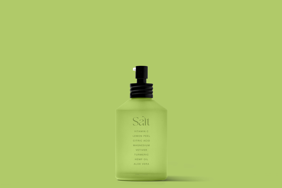 Frosted Spray Bottle Mockup, a Packaging Mockup by Copal (Photo 9 of 14)