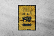 Exclusive Night Party Flyer Template, a Flyer Template by Creatiya Type (Thumbnail 4 of 4)
